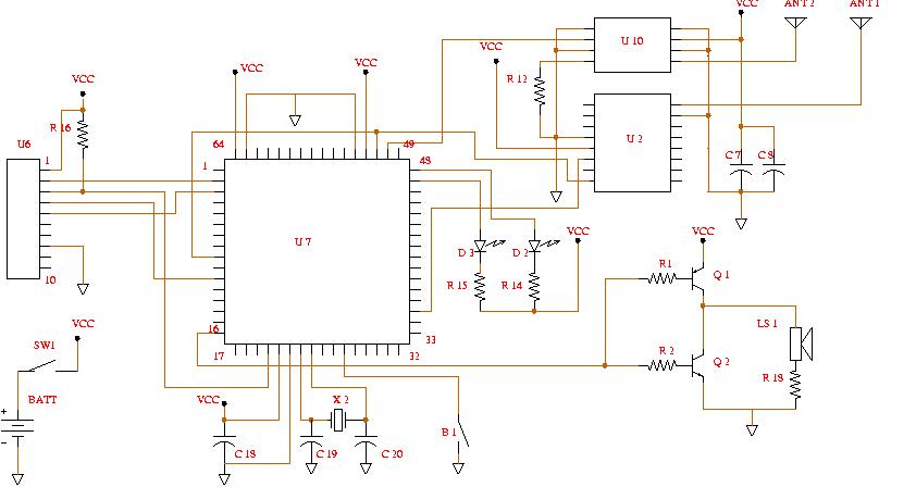Schematic of the Cricket Beacon