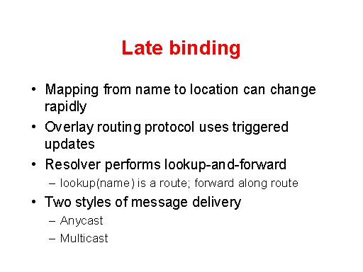 late-binding